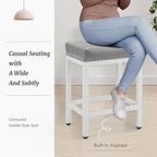 Ergonomic Saddle Bar Stool, Soft Cushion, Durable for Home Dining