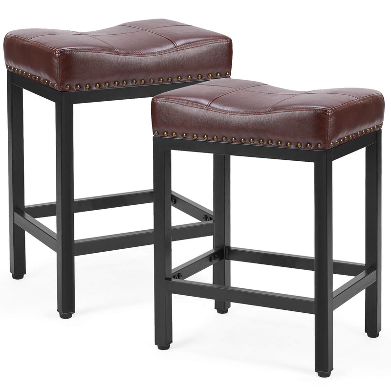 Ergonomic Saddle Bar Stool, Soft Cushion, Durable for Home Dining