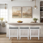 Ergonomic Saddle Bar Stool, Soft Cushion, Durable for Home Dining