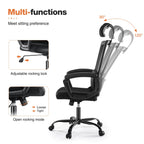 Ergonomic High-Back Mesh Office Chair with Adjustable Lumbar Support and Headrest
