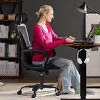 Ergonomic High-Back Mesh Office Chair with Adjustable Lumbar Support and Headrest