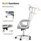 Ergonomic High-Back Mesh Office Chair with Adjustable Lumbar Support and Headrest
