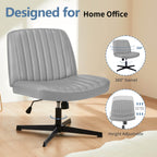 Ergonomic Swivel Office Chair with Lumbar Support, Adjustable Comfort