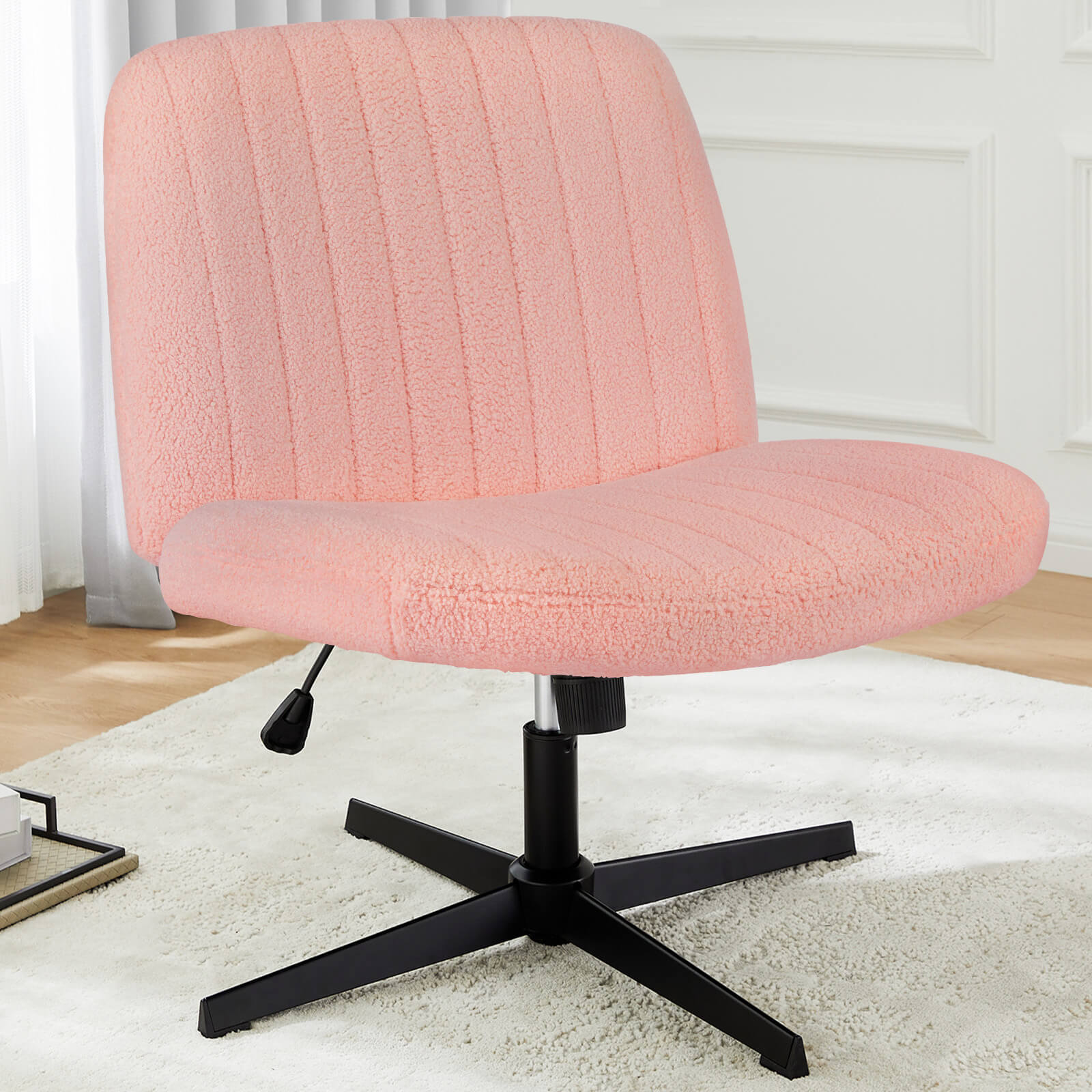 Ergonomic Swivel Office Chair with Lumbar Support, Adjustable Comfort