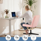 Ergonomic Swivel Office Chair with Lumbar Support, Adjustable Comfort