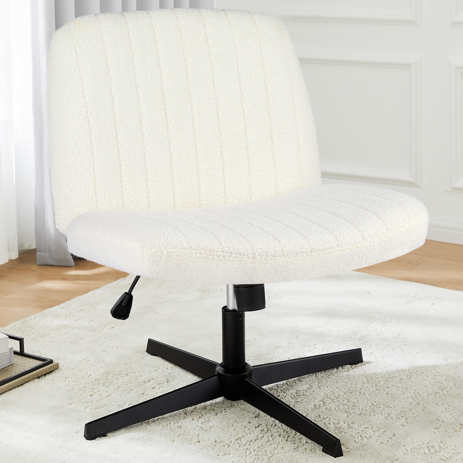 Ergonomic Swivel Office Chair with Lumbar Support, Adjustable Comfort