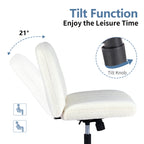 Ergonomic Swivel Office Chair with Lumbar Support, Adjustable Comfort