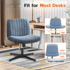 Ergonomic Swivel Office Chair with Lumbar Support, Adjustable Comfort