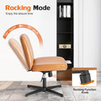 Ergonomic Swivel Office Chair with Lumbar Support, Adjustable Comfort