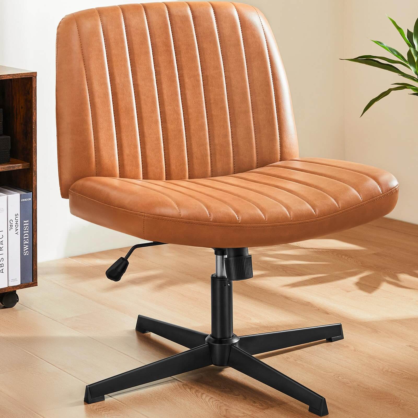 Ergonomic Swivel Office Chair with Lumbar Support, Adjustable Comfort