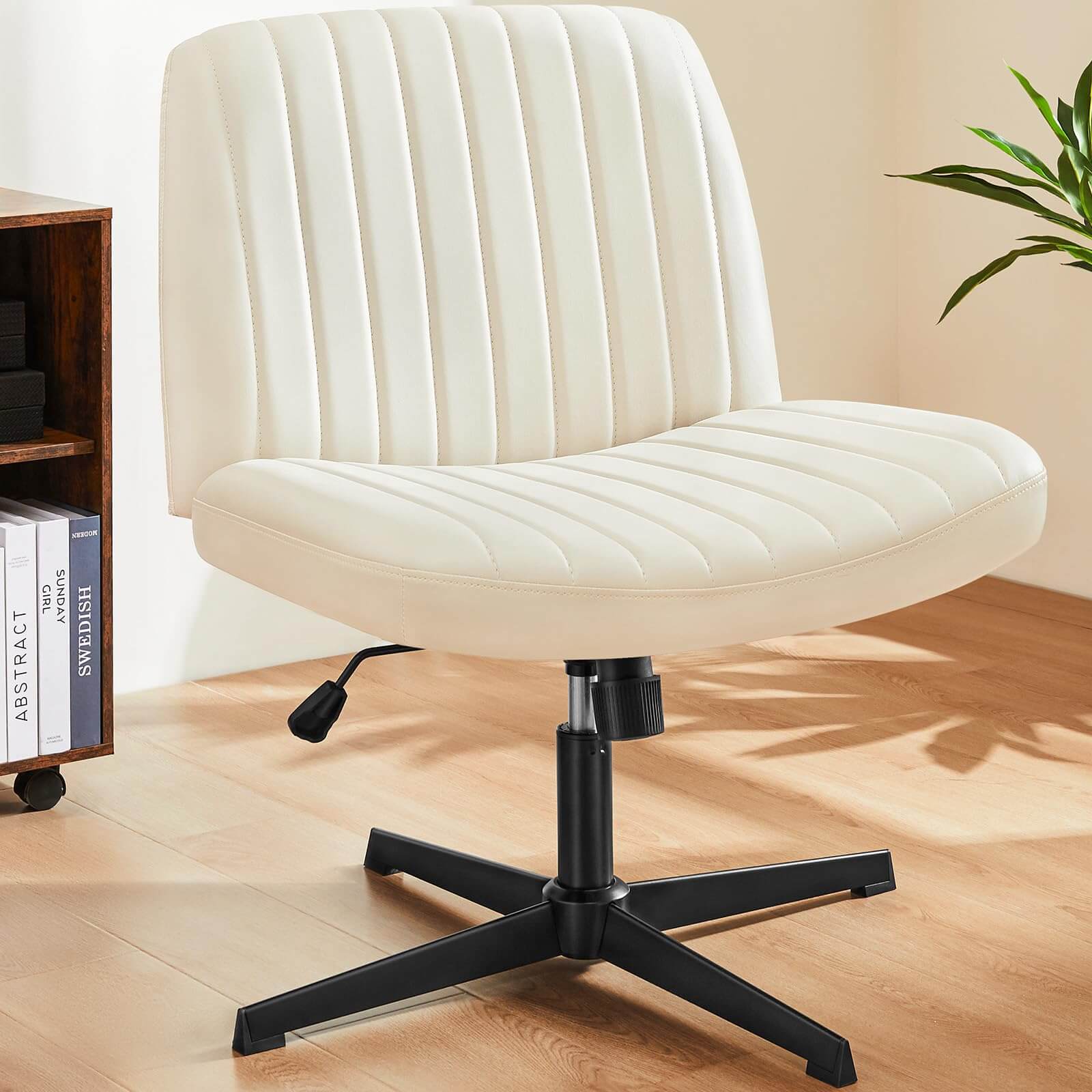 Ergonomic Swivel Office Chair with Lumbar Support, Adjustable Comfort