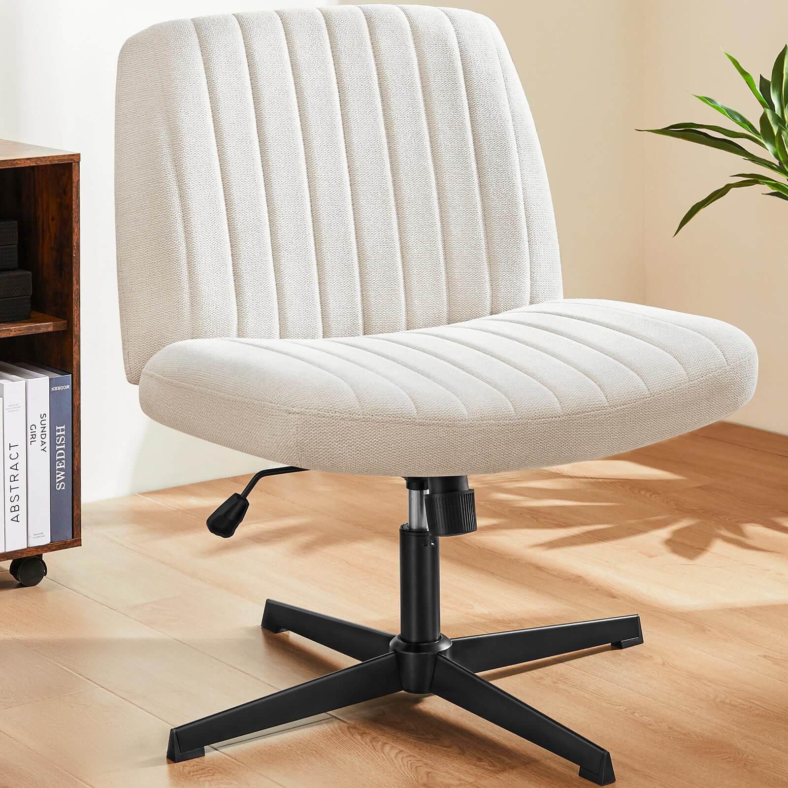 Ergonomic Swivel Office Chair with Lumbar Support, Adjustable Comfort