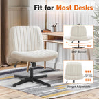 Ergonomic Swivel Office Chair with Lumbar Support, Adjustable Comfort
